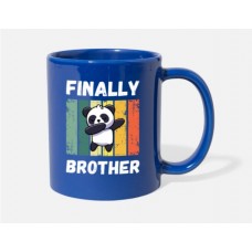 Finally Brother Siblings Royal Blue Mugs